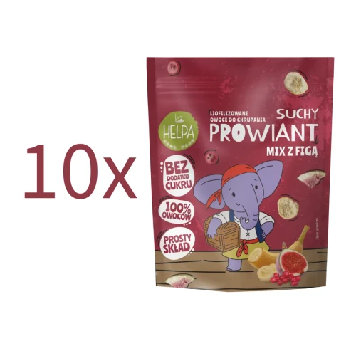 Zestaw - 10 x Suchy Prowiant Mix z Figą