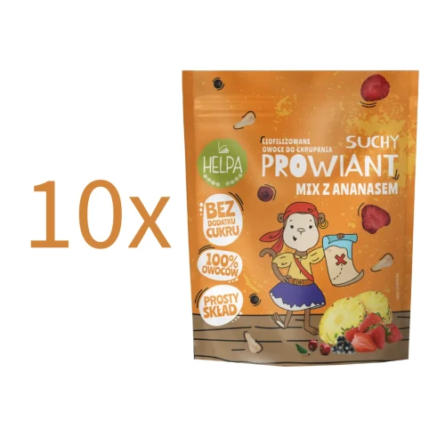 Zestaw - 10 x Suchy Prowiant Mix z Ananasem