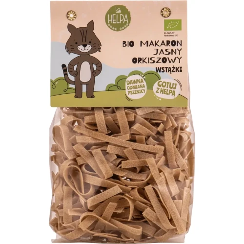 Bio Makaron Jasny Orkiszowy Wstążki
