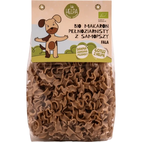 Bio Makaron Pełnoziarnisty z Samopszy Fala