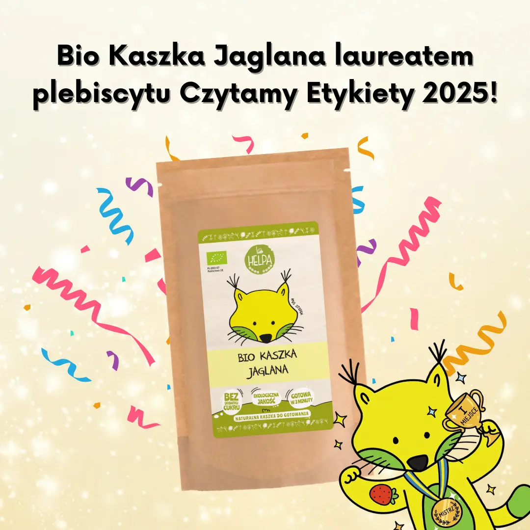 Bio Kaszka Jaglana zwycięzcą plebiscytu Czytamy Etykiety