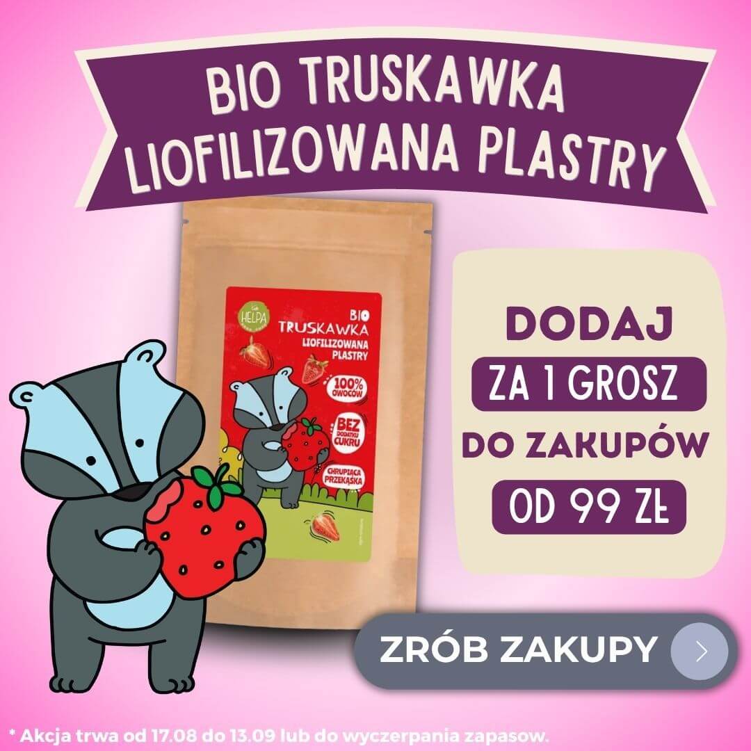 Dobierz Bio Truskawkę Liofilizowaną Plastry za 1 grosz!